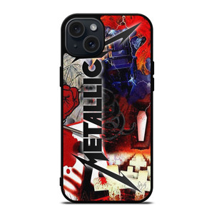 METALLICA ROCK BAND ALL ALBUM iPhone 15 Plus Case Cover METALLICA ROCK BAND ALL ALBUM iPhone 15 Plus Case Cover