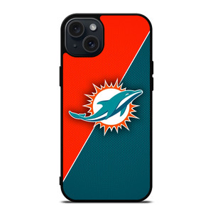 MIAMI DOLPHINS NFL FOOTBALL LOGO iPhone 15 Plus Case Cover MIAMI DOLPHINS NFL FOOTBALL LOGO iPhone 15 Plus Case Cover