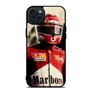 MICHAEL SCHUMACHER FERRARI F1 iPhone 15 Plus Case Cover MICHAEL SCHUMACHER FERRARI F1 iPhone 15 Plus Case Cover