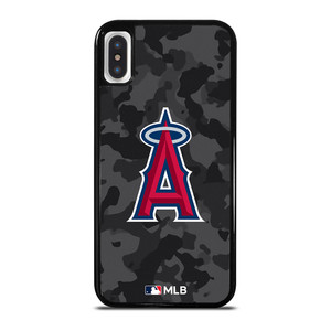 LOS ANGELES ANGELS BASEBALL BLACK CAMO iPhone X / XS Case Cover