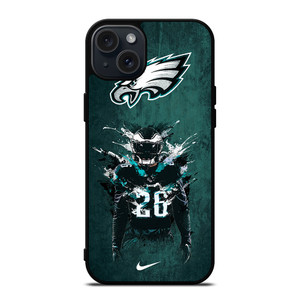 MILES SANDERS PHILADELPHIA EAGLES iPhone 15 Plus Case Cover MILES SANDERS PHILADELPHIA EAGLES iPhone 15 Plus Case Cover