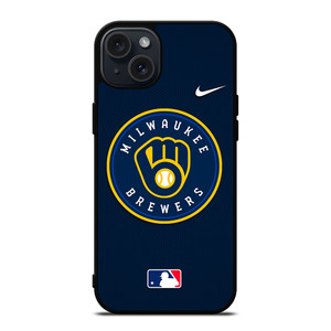 MILWAUKEE BREWERS MLB BASEBALL NIKE iPhone 15 Plus Case Cover MILWAUKEE BREWERS MLB BASEBALL NIKE iPhone 15 Plus Case Cover