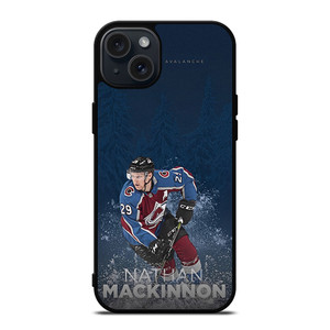 NATHAN MACKINNON COLORADO AVALANCHE NHL iPhone 15 Plus Case Cover