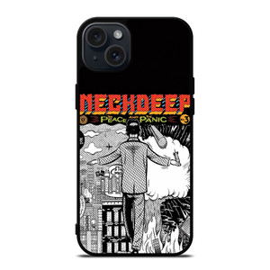 NECK DEEP THE PEACE AND THE PANIC iPhone 15 Plus Case Cover NECK DEEP THE PEACE AND THE PANIC iPhone 15 Plus Case Cover