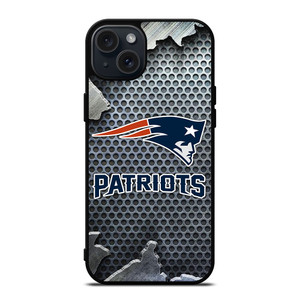 NEW ENGLAND PATRIOTS BROKEN METAL iPhone 15 Plus Case Cover NEW ENGLAND PATRIOTS BROKEN METAL iPhone 15 Plus Case Cover