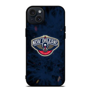NEW ORLEANS PELICANS BASKETBALL NBA FIRE iPhone 15 Plus Case Cover NEW ORLEANS PELICANS BASKETBALL NBA FIRE iPhone 15 Plus Case Cover
