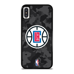 LOS ANGELES CLIPPERS BLACK CAMO iPhone X / XS Case Cover
