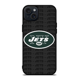 NEW YORK JETS FOOTBALL TEXT iPhone 15 Plus Case Cover