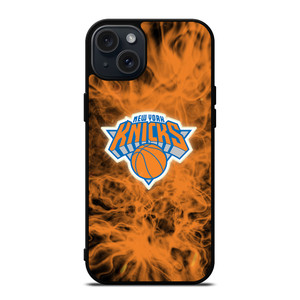 NEW YORK KNICKS BASKETBALL NBA FIRE iPhone 15 Plus Case Cover NEW YORK KNICKS BASKETBALL NBA FIRE iPhone 15 Plus Case Cover
