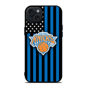 NEW YORK KNICKS NBA USA FLAG iPhone 15 Plus Case Cover NEW YORK KNICKS NBA USA FLAG iPhone 15 Plus Case Cover