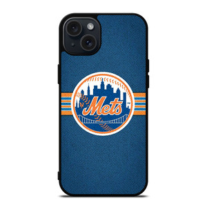 NEW YORK METS MLB BASEBALL LOGO iPhone 15 Plus Case Cover