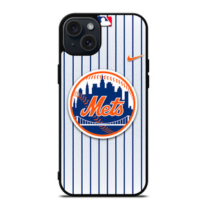 NEW YORK METS MLB NIKE iPhone 15 Plus Case Cover NEW YORK METS MLB NIKE iPhone 15 Plus Case Cover