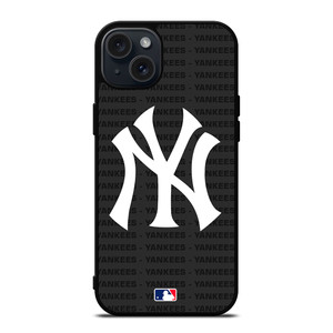 NEW YORK YANKEES BASEBALL BLACK iPhone 15 Plus Case Cover