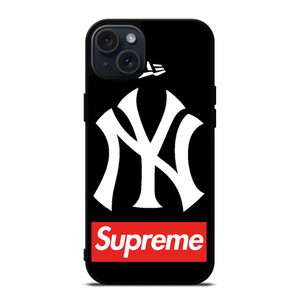 NEW YORK YANKEES SUPREME NEW ERA iPhone 15 Plus Case Cover NEW YORK YANKEES SUPREME NEW ERA iPhone 15 Plus Case Cover