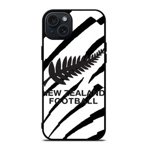 NEW ZEALAND FOOTBALL STRIPE iPhone 15 Plus Case Cover
