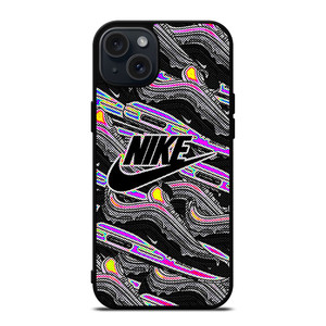 NIKE AIR MAX HOLOGRAPHIC PATTERN iPhone 15 Plus Case Cover NIKE AIR MAX HOLOGRAPHIC PATTERN iPhone 15 Plus Case Cover
