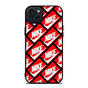 NIKE BOX PATTERN iPhone 15 Plus Case Cover