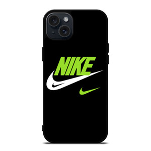 NIKE SWOOSH GREEN iPhone 15 Plus Case Cover