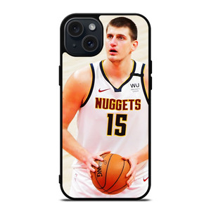 NIKOLA JOKIC DENVER NUGGETS 4 iPhone 15 Plus Case Cover NIKOLA JOKIC DENVER NUGGETS 4 iPhone 15 Plus Case Cover