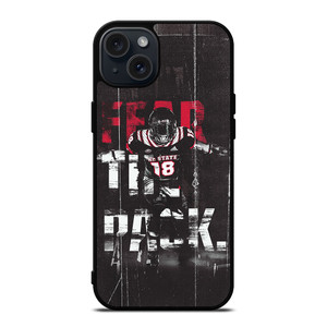 NORTH CAROLINA WOLFPACK FOOTBALL iPhone 15 Plus Case Cover NORTH CAROLINA WOLFPACK FOOTBALL iPhone 15 Plus Case Cover