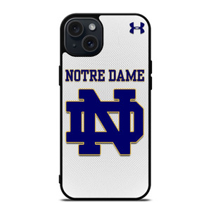 NOTRE DAME FIGHTING UNDER ARMOUR 2 iPhone 15 Plus Case Cover NOTRE DAME FIGHTING UNDER ARMOUR 2 iPhone 15 Plus Case Cover