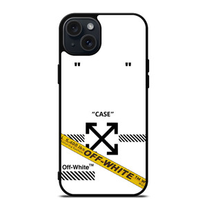OFF WHITE CASE iPhone 15 Plus Case Cover