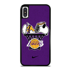 LOS ANGELES LAKERS NIKE SNOOPY iPhone X / XS Case Cover