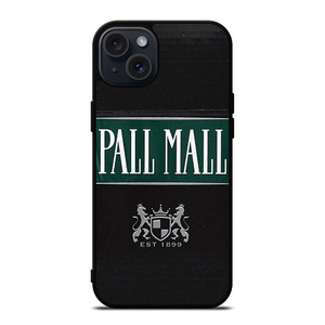 PALL MALL CIGARETTES BLACK iPhone 15 Plus Case Cover PALL MALL CIGARETTES BLACK iPhone 15 Plus Case Cover