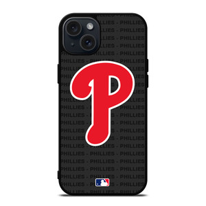 PHILADELPHIA PHILLIES BASEBALL BLACK iPhone 15 Plus Case Cover PHILADELPHIA PHILLIES BASEBALL BLACK iPhone 15 Plus Case Cover