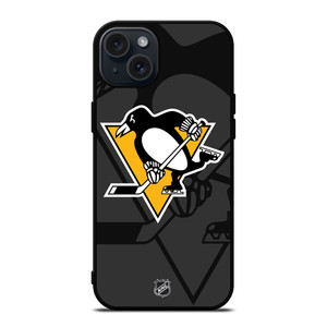 PITTSBURGH PENGUINS NHL TEAM iPhone 15 Plus Case Cover PITTSBURGH PENGUINS NHL TEAM iPhone 15 Plus Case Cover