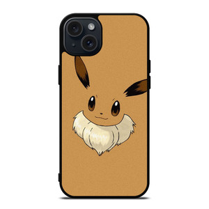 POKEMON CUTE EEVEE FLAT iPhone 15 Plus Case Cover POKEMON CUTE EEVEE FLAT iPhone 15 Plus Case Cover