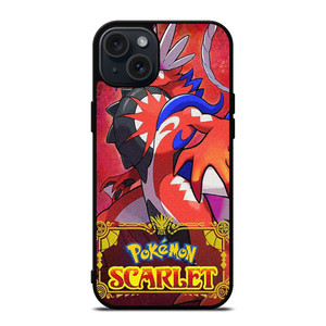 POKEMON SCARLET iPhone 15 Plus Case Cover POKEMON SCARLET iPhone 15 Plus Case Cover