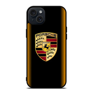PORSCHE CAR GOLD iPhone 15 Plus Case Cover