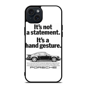 PORSHCE CAYMAN VINTAGE ADS iPhone 15 Plus Case Cover