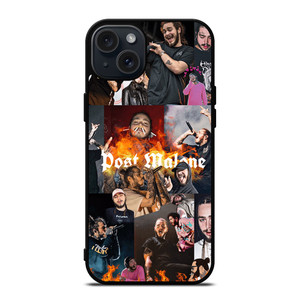 POST MALONE COLLAGE iPhone 15 Plus Case Cover POST MALONE COLLAGE iPhone 15 Plus Case Cover