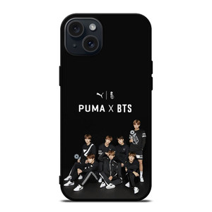PUMA X BTS KPOP iPhone 15 Plus Case Cover PUMA X BTS KPOP iPhone 15 Plus Case Cover