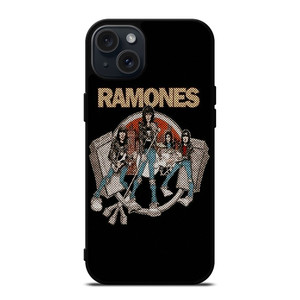 RAMONES ROCK BAND ROAD TO RUIN iPhone 15 Plus Case Cover RAMONES ROCK BAND ROAD TO RUIN iPhone 15 Plus Case Cover