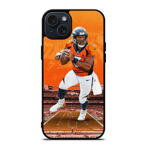 RUSSEL WILSON DENVER BRONCOS iPhone 15 Plus Case Cover RUSSEL WILSON DENVER BRONCOS iPhone 15 Plus Case Cover