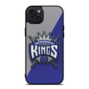 SACRAMENTO KINGS NBA BASKETBALL LOGO iPhone 15 Plus Case Cover