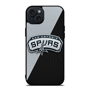 SAN ANTONIO SPURS NBA BASKETBALL LOGO iPhone 15 Plus Case Cover