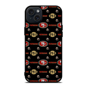 SAN FRANCISCO 49ERS FOOTBALL PATTERN iPhone 15 Plus Case Cover