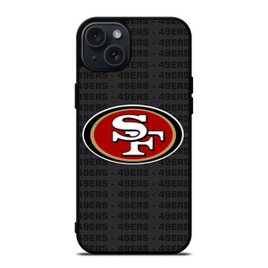 SAN FRANCISCO 49ERS FOOTBALL TEXT iPhone 15 Plus Case Cover