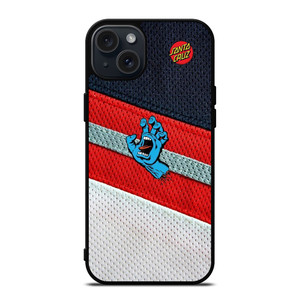 SANTA CRUZ SCREAMING HAND SKATEBOARD iPhone 15 Plus Case Cover