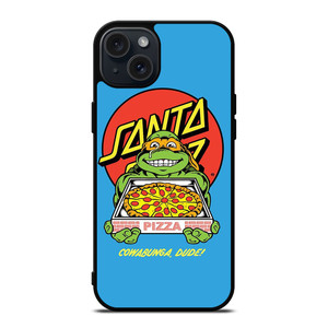 SANTA CRUZ SKATEBOARD X NINJA TURTLES iPhone 15 Plus Case Cover