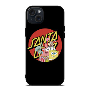 SANTA CRUZ X SPONGEBOB iPhone 15 Plus Case Cover