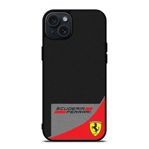 SCUDERIA FERRARI CARBON iPhone 15 Plus Case Cover