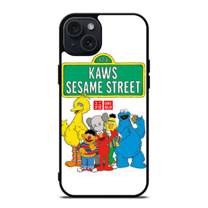 SESAME STREET MUPPETS X KAWS UNIQLO iPhone 15 Plus Case Cover