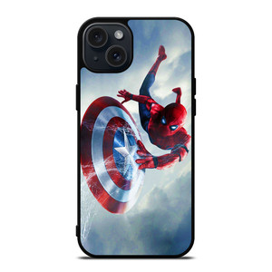 SPIDERMAN X CAPTAIN AMERICA iPhone 15 Plus Case Cover