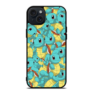 SQUIRTLE POKEMON MONSTER PATTERN iPhone 15 Plus Case Cover