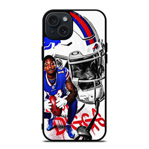 STEFON DIGGS BUFFALO BILLS ART iPhone 15 Plus Case Cover
